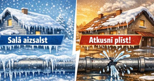Aicinām pievērst uzmanību ūdensvada cauruļu drošībai mainīgos laikapstākļos